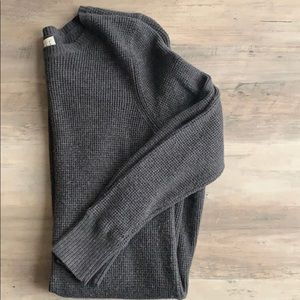 Grey sweater dress